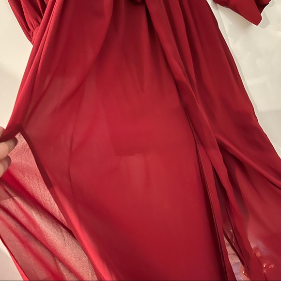 Baltic Born Red Celine Maxi Dress XL - Picture 7 of 10